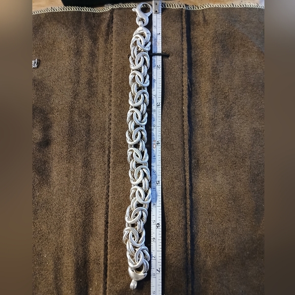 Milor Silver Chain Link Bracelet - Picture 3 of 4